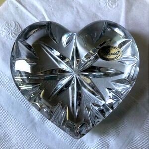 Rogaska Chrystal heart Shaped paper Weight OS